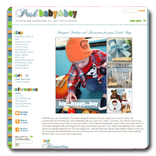 Posh Baby Boy Turnkey Web Design
