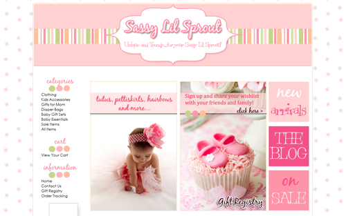 Sassy Premade Website Templates